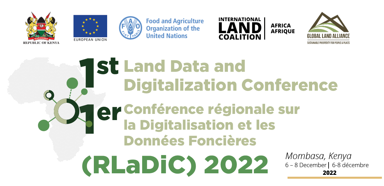 The overall objective of the 2022 RLaDiC is to bring together all key actors in Africa and beyond to share good practices in data technologies and digitalization in the land sector.